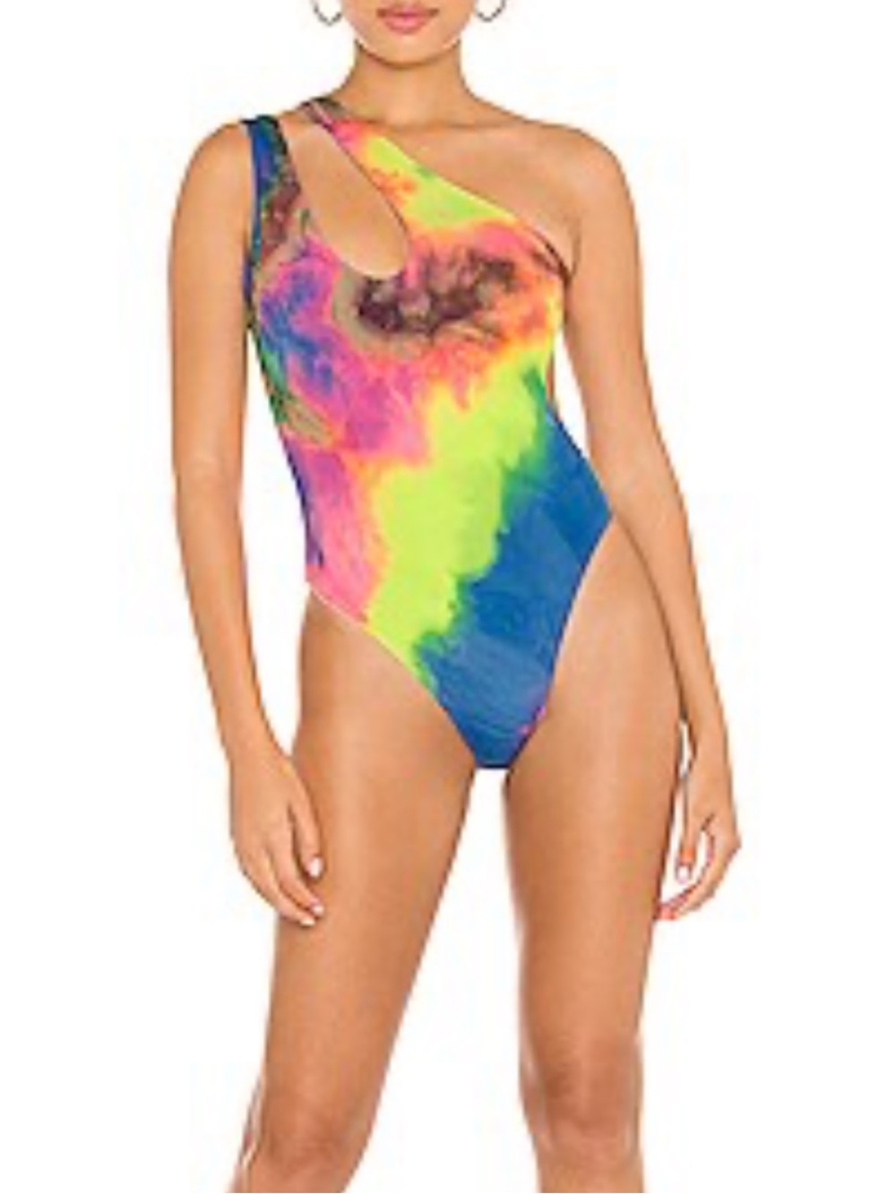 superdown Aly One Piece Tie-Dye Swimsuit